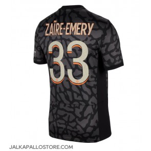 Paris Saint-Germain Warren Zaire-Emery #33 Kolmaspaita 2023-24 Lyhythihainen